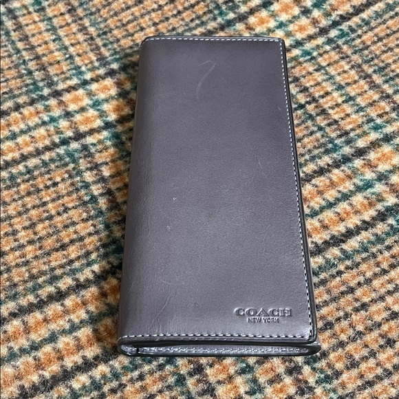 Coach Handbags - Coach Grey Wallet